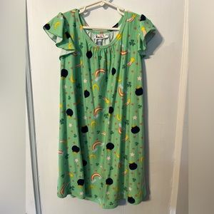 DotDotSmile size 5/6 dress-light green-St Patrick’s Day themed-NWT